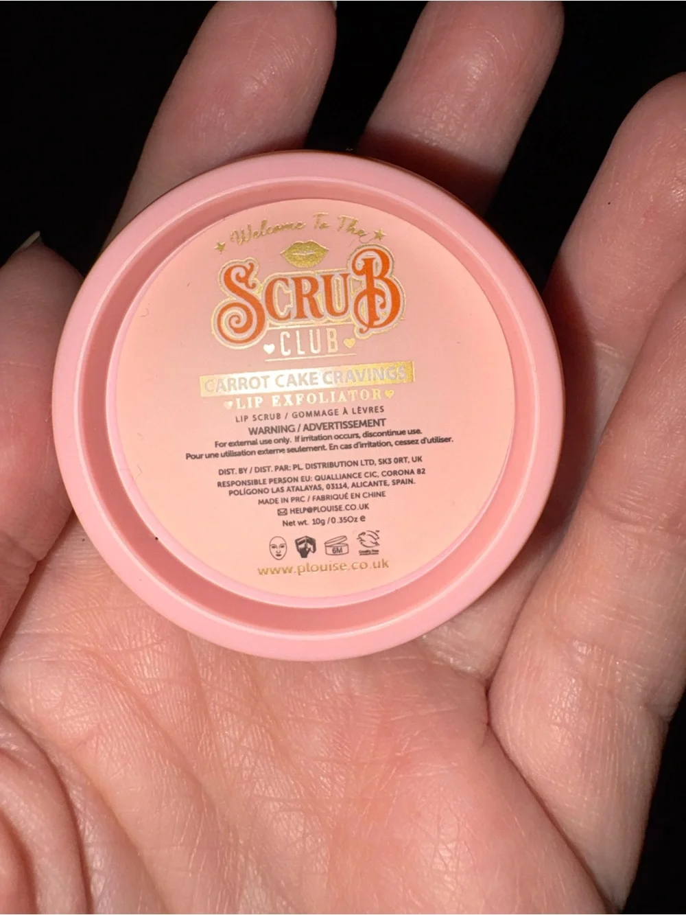 P Louise Welcome to the Scrub Club Lip Exfoliator